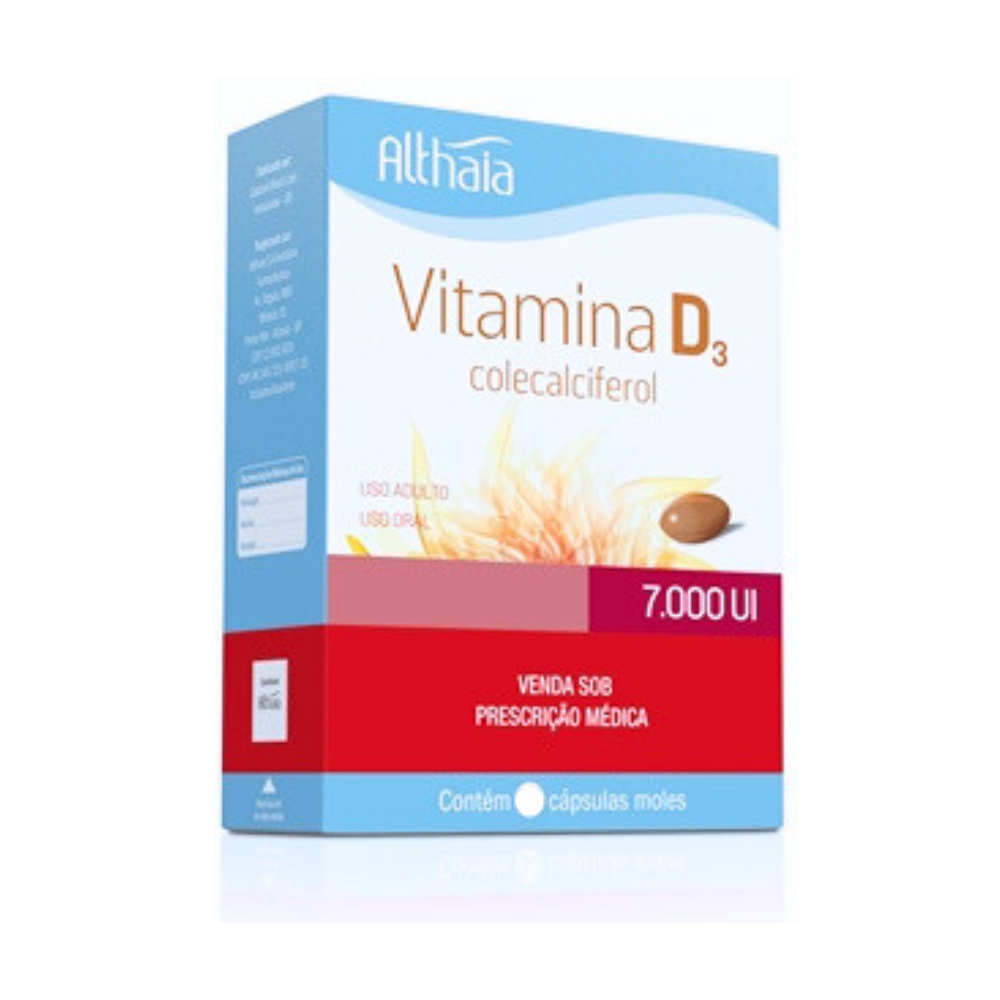 Vitamina D Althaia 7.000ui 30 Cápsulas