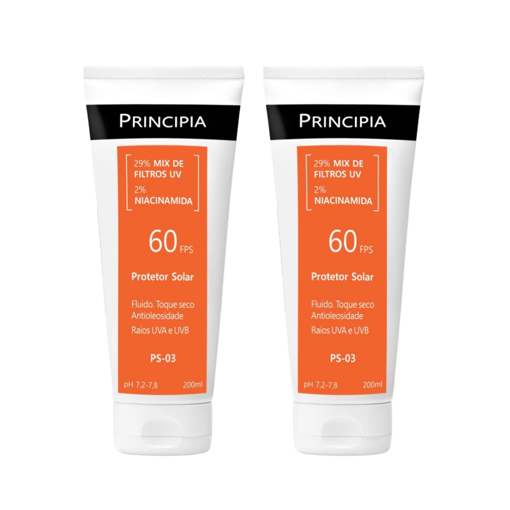 Protetor Solar Corporal Principia FPS60 Toque Seco Antioleosidade PS-03 200ml - Imagem 2