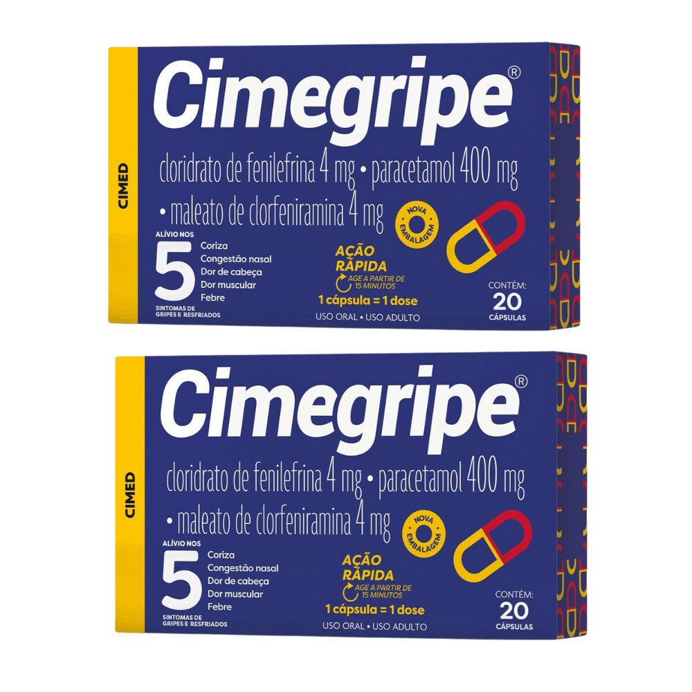 Cimegripe 20 Cápsulas - Imagem 2