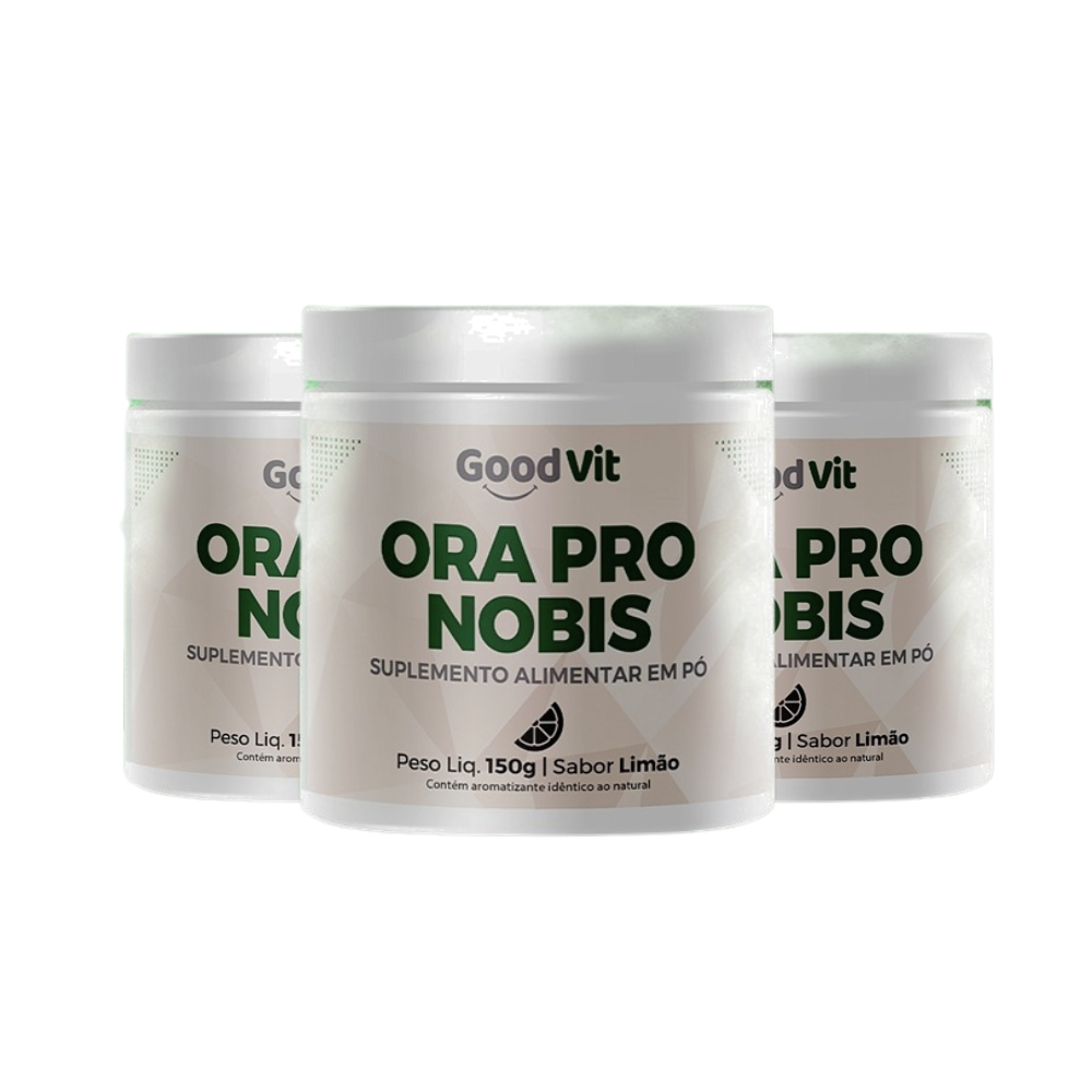 Ora Pro Nóbis Pó Sabor Limão 150g - Imagem 3