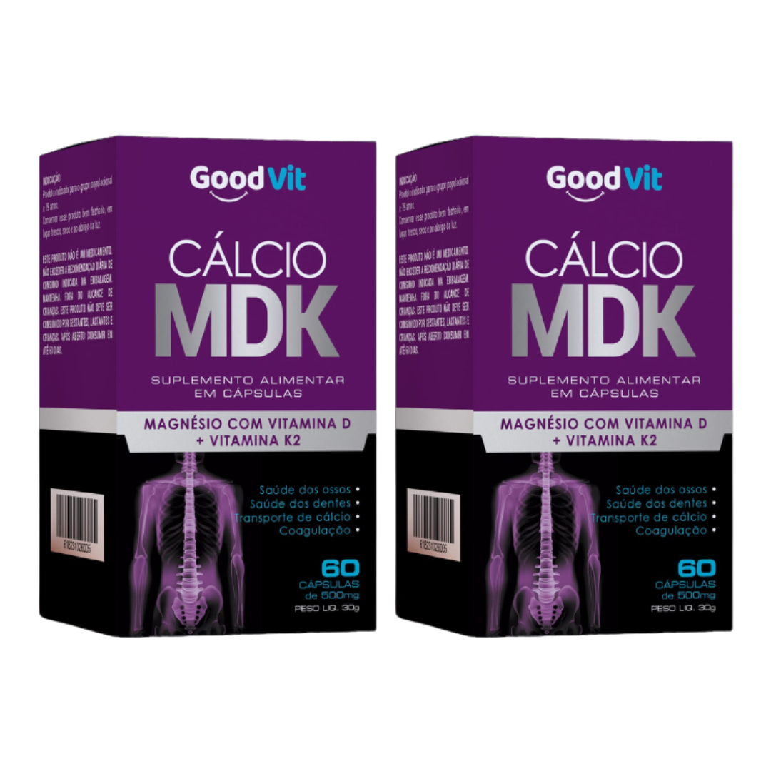 Cálcio Mdk 500mg com 60 Cápsulas - Imagem 2